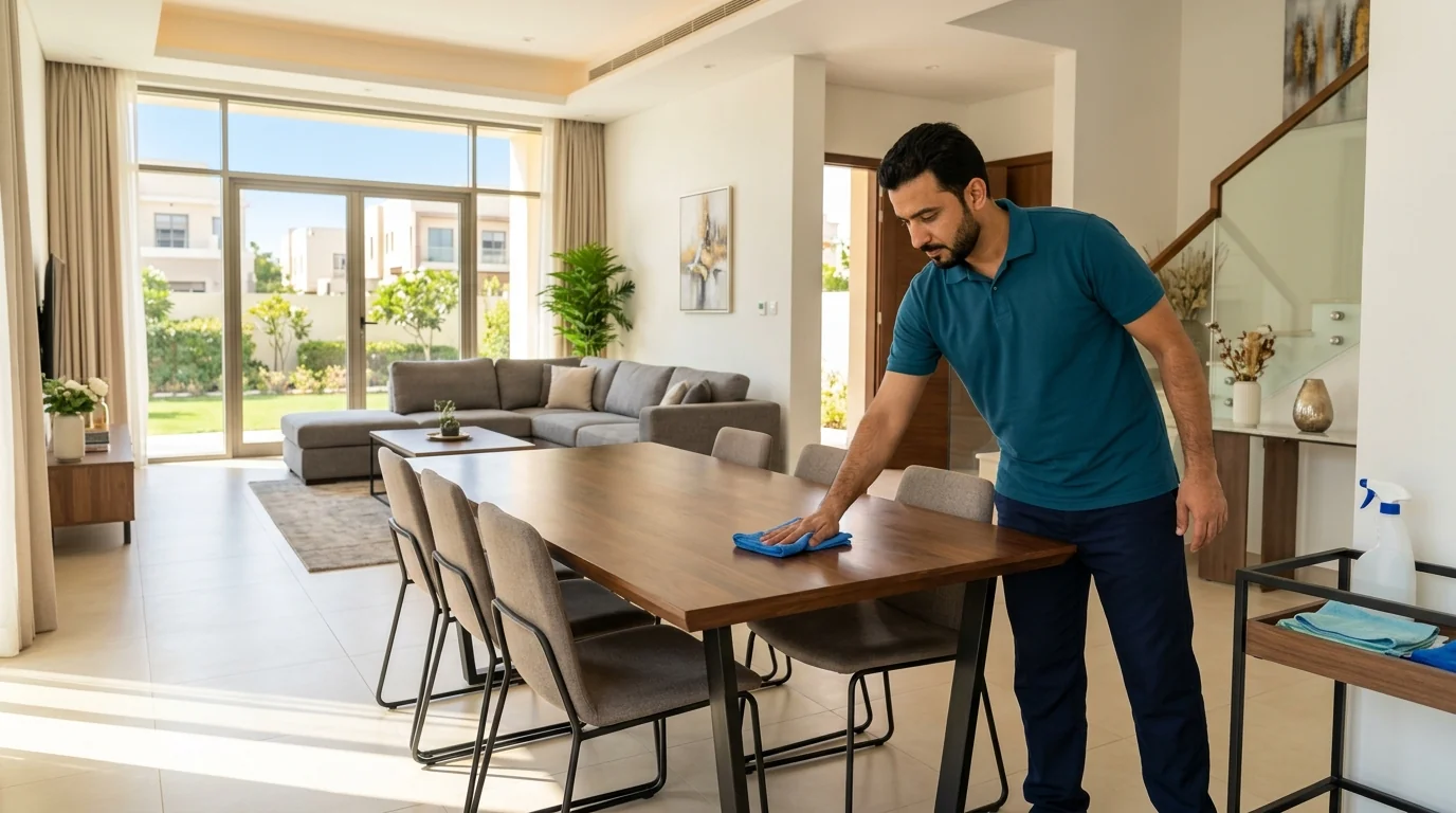 تنظيف المنازل والفلل والمفروشات في عجمان